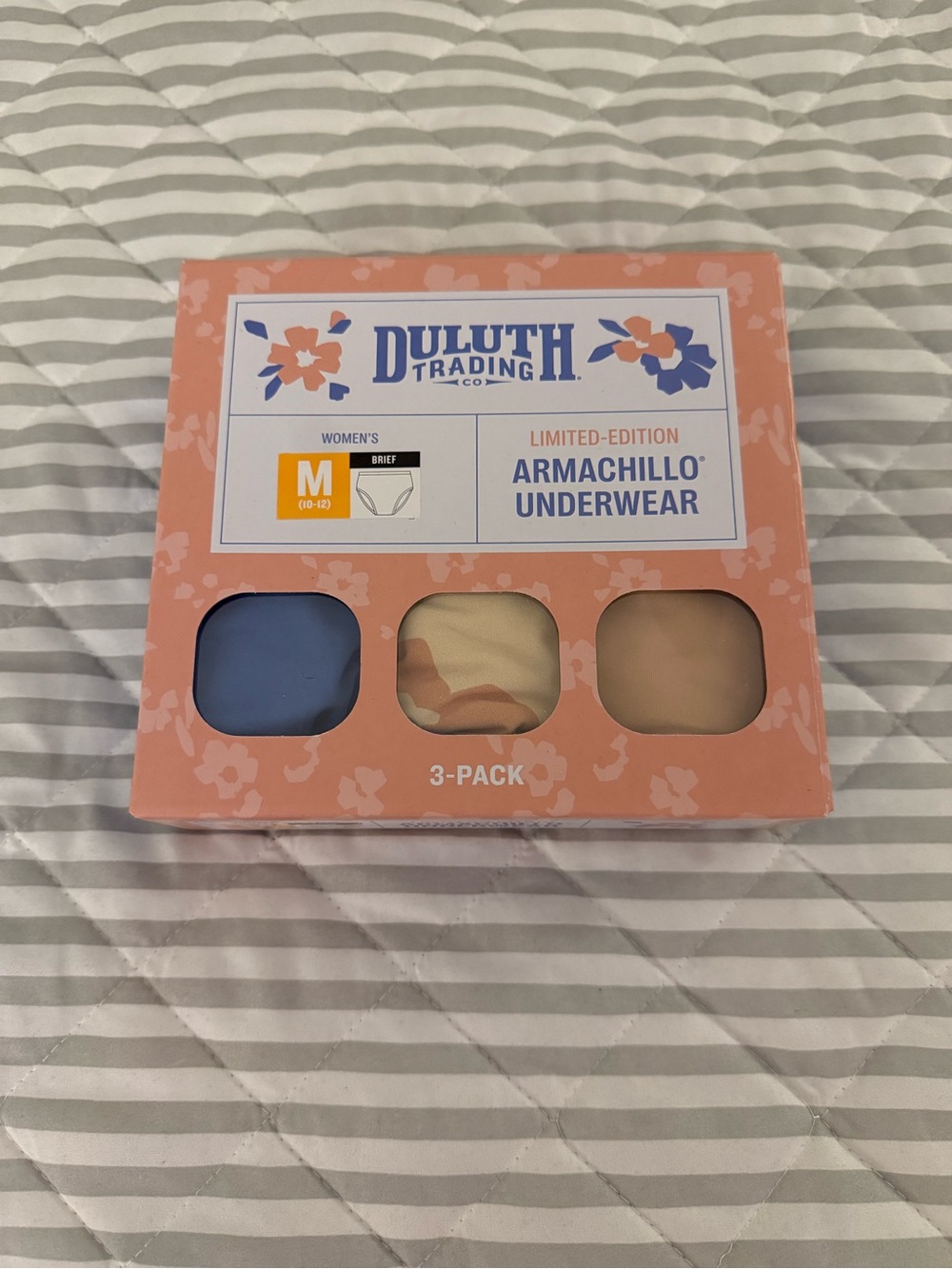 Duluth Trading Co Women's Armachillo Briefs 3 Pack Brand New Sealed Box Medium